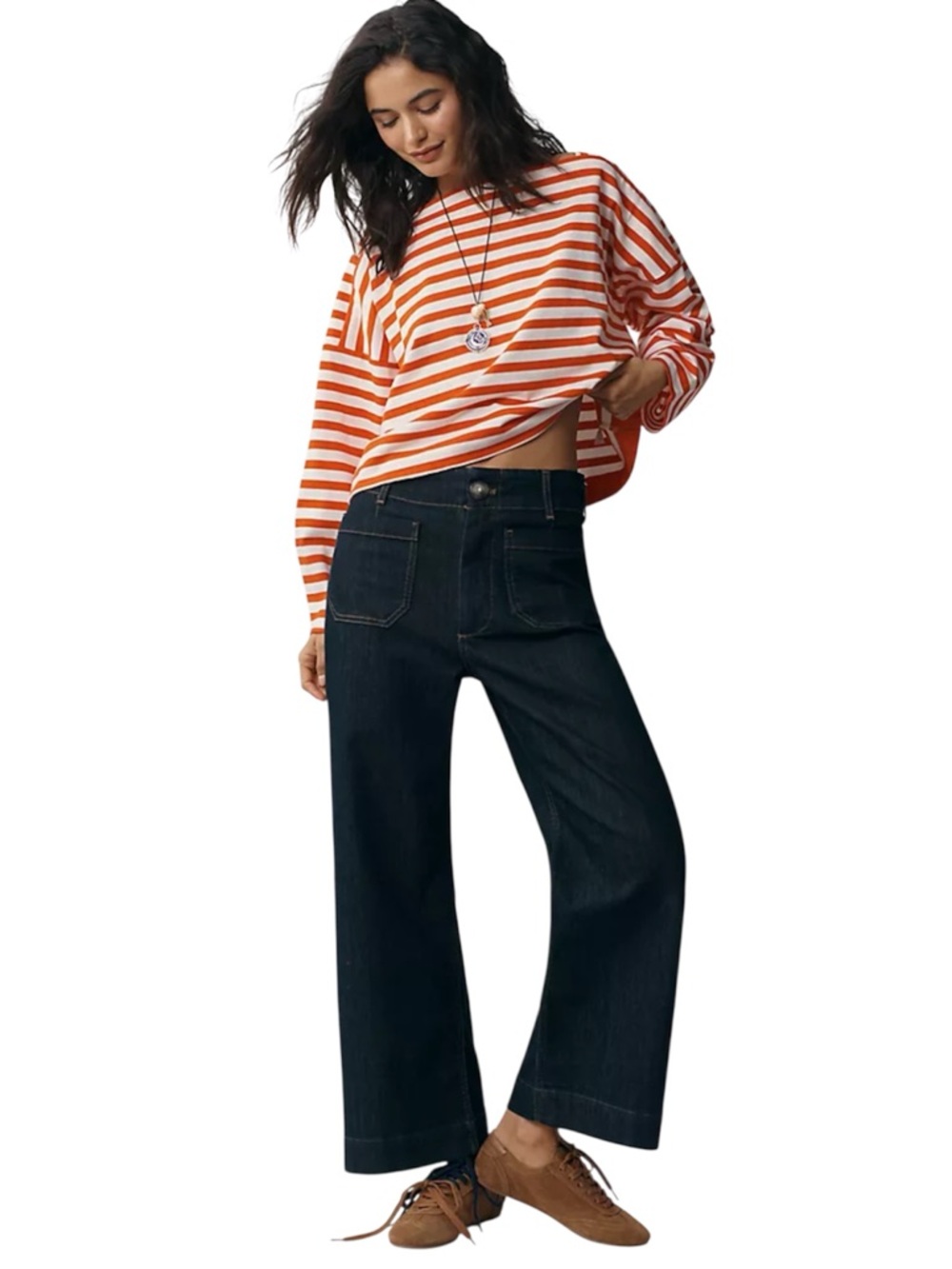 MAEVE WIDE LEG CROP THE COLETTE JEANS 33